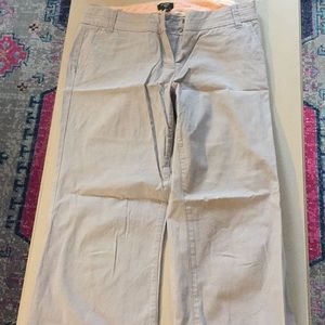 J crew stretch city fit trousers 6 reg light gray